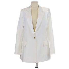 Retrofête Blazer Kristen Blanco de Un Solo Botón Retrofete