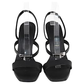 Sandali Slingback Glamour in pelle nera Hermès