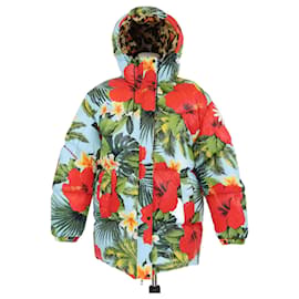 Moncler Richard Quinn Multicolor Mary Blumen Pufferjacke