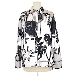 Autre Marque All Saints Black/Beige Lyocell Sofi & Seidenmischung Sofi Jackie Hemd
