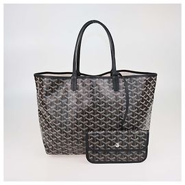 Bolso Tote St Louis PM de lona Goyardine negra