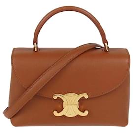 Céline Borsa a mano Teen Nino in pelle tan di Celine