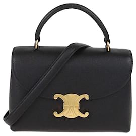 Nino Teen Handtasche aus schwarzem Leder von Celine - Céline