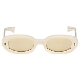 Autre Marque Gafas de sol ovaladas Besset de acetato crema Jacques Marie Mage
