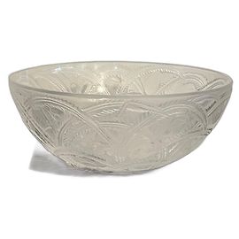 Coupe en cristal Lalique blanche
