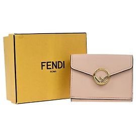 Fendi F is Fendi Portafoglio Trifold in Pelle Micro