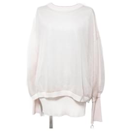 Autre Marque Top in maglia trasparente Diagram