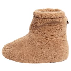 Loro Piana Stivali in pelle di pecora marroni - taglia EU 37 (UK 4)