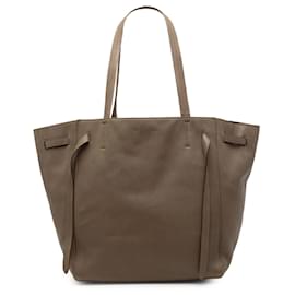 Celine Kleine Braune Leder Phantom Cabas Tasche - Céline