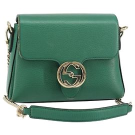 Gucci Interlocking Chain Leather Small