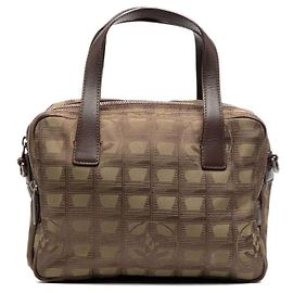 Chanel Travel Line Fabric Handbag - 2000s
