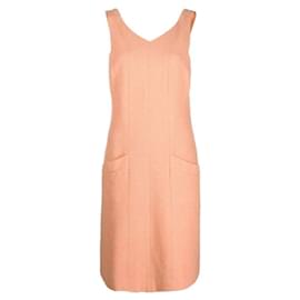 Chanel Pfirsichorange Kleid