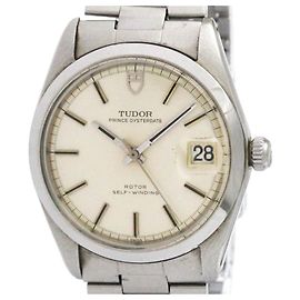 Autre Marque Relógio automático masculino TUDOR Prince Oyster Date em aço inoxidável 7989/0
