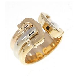 Anello Cartier 2C in oro tricolore 18K