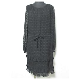 Vestido de Jacquard de Seda Tory Burch