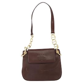 Borsa a spalla vintage Prada in pelle