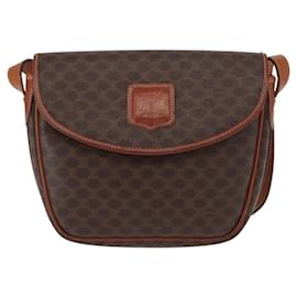 Céline Borsa a Spalla Celine Vintage Macadam in Tela e Pelle