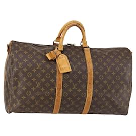 LOUIS VUITTON Monogram Keepall Bandouliere 55 Borsa Boston M41414 LV Auth 146741