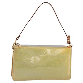 LOUIS VUITTON Monogram Vernis Lexington Accessoire Tasche Grau M91056 Auth th6444
