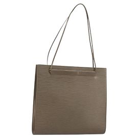 LOUIS VUITTON Borsa a Spalla Epi Saint Tropez Grigio Lilla M5246B LV Auth BA6313