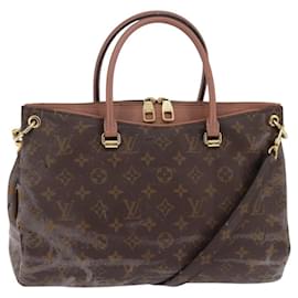 LOUIS VUITTON Borsa a Mano Monogram Pallas MM 2way Bois De Rose M41598 Auth 145373 - Louis Vuitton