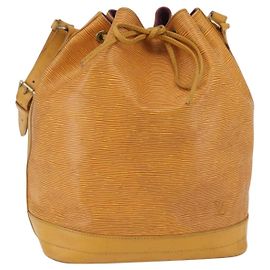 LOUIS VUITTON Borsa a Spalla Epi Noe Tassili Gialla M44009 LV Auth 143545