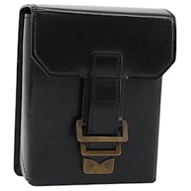 LOUIS VUITTON Borsa a Spalla Pister Pelle Nera M92222 LV Auth bs30025