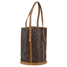 LOUIS VUITTON Borsa a Spalla Monogram Bucket GM M42236 LV Auth 145929