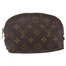 LOUIS VUITTON Pochette Cosmetica Monogram PM Pouch M43998 LV Auth 145780
