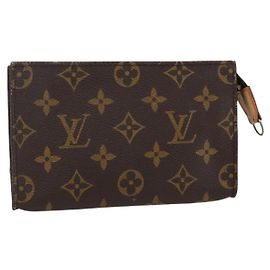 LOUIS VUITTON Monogram Eimer PM Zubehörbeutel LV Auth 145087