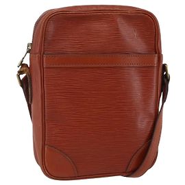 LOUIS VUITTON Borsa a Spalla Epi Danube Marrone M51694 LV Auth bs30146