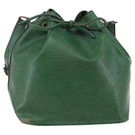 LOUIS VUITTON Borsa a Spalla Petit Noé Epi Verde M44104 LV Auth 143573