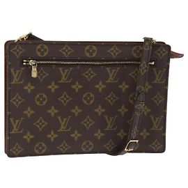 LOUIS VUITTON Monogram Angian Schultertasche Vintage M51205 LV Auth 149346
