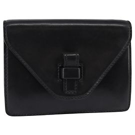 GUCCI Clutch in Pelle Nera Auth 148324
