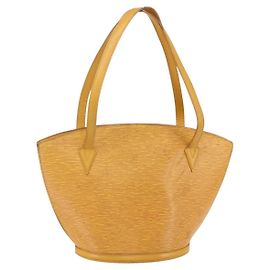 LOUIS VUITTON Borsa da Shopping Epi Saint Jacques Gialla M52269 LV Auth 149155