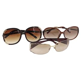 Gafas de sol Chloe Bulgari Plástico 3Set Marrón Auth sw1698 - Chloé