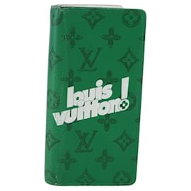 LOUIS VUITTON Carteira Brazza Monogram Everyday Verde M80801 LV Auth 149234 - Louis Vuitton