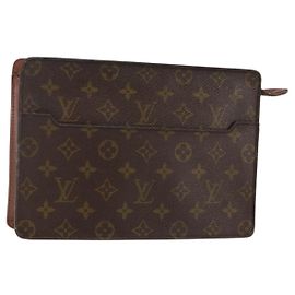 LOUIS VUITTON Pochette Uomo Monogram Borsa a Mano M51795 LV Auth th6341