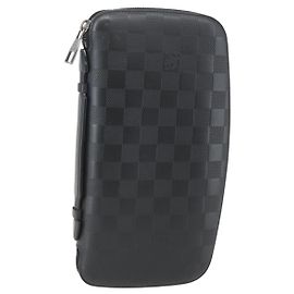 LOUIS VUITTON Organizer Damier Infini Borsa Atholl Nera N41382 LV Auth BA6356