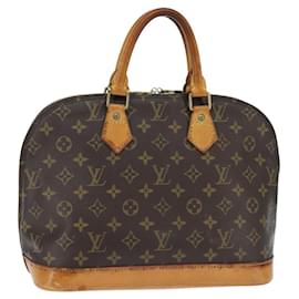 LOUIS VUITTON Bolsa de Mão Monogram Alma M51130 LV Auth BA7158