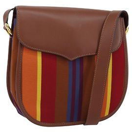 Céline Borsa a Spalla CELINE in Tela Multicolore Oro Auth 130839V