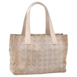 CHANEL Nuova Borsa Tote da Viaggio in Nylon Rosa CC Auth BA7298