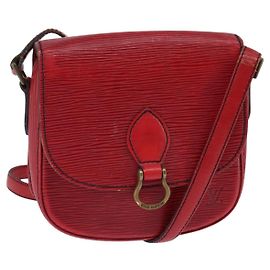 LOUIS VUITTON Borsa a Spalla Epi Saint Cloud PM Rossa M52217 LV Auth 145441