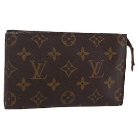 LOUIS VUITTON Monogram Bucket PM Accessory Pouch LV Auth bs30148