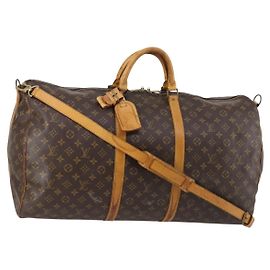 LOUIS VUITTON Monogram Keepall Bandouliere 60 Borsa Boston M41412 LV Auth 146122