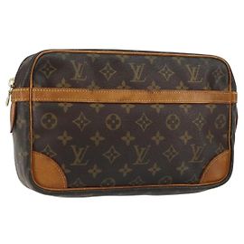 LOUIS VUITTON Clutch Compiegne 28 M51845 LV Auth 152106