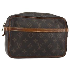 LOUIS VUITTON Clutch Compiegne 23 M51847 LV Auth 149617