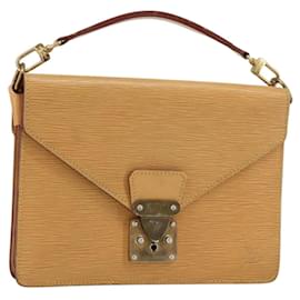 LOUIS VUITTON Borsa a Mano Epi Biface 2way Beige LV Auth bs30897