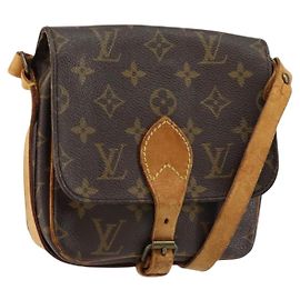 LOUIS VUITTON Borsa a Spalla Monogram Cartouchiere PM M51254 LV Auth gh1018