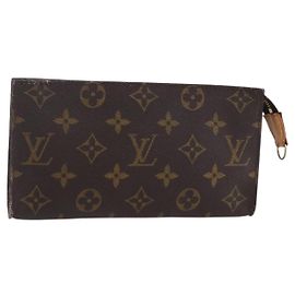 LOUIS VUITTON Pochette Bucket Monogram GM Accessorio LV Auth am9567